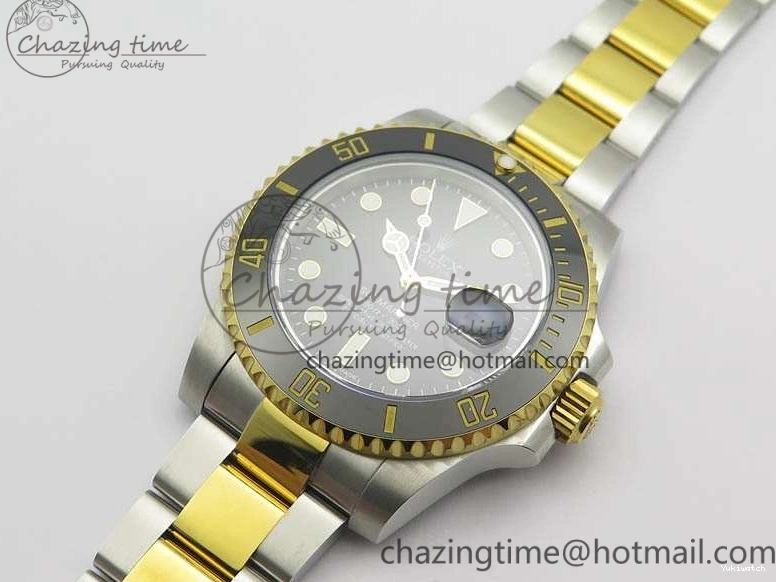 YG 116613LN Noob On Submariner SS Black V5 A2836 Bracelet Dial Edition 1:1 Best 0403